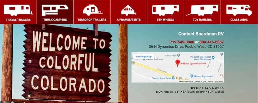 Boardman RV - Colorado RV Dealer